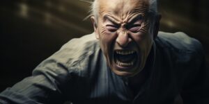 突然、叫び出す高齢者